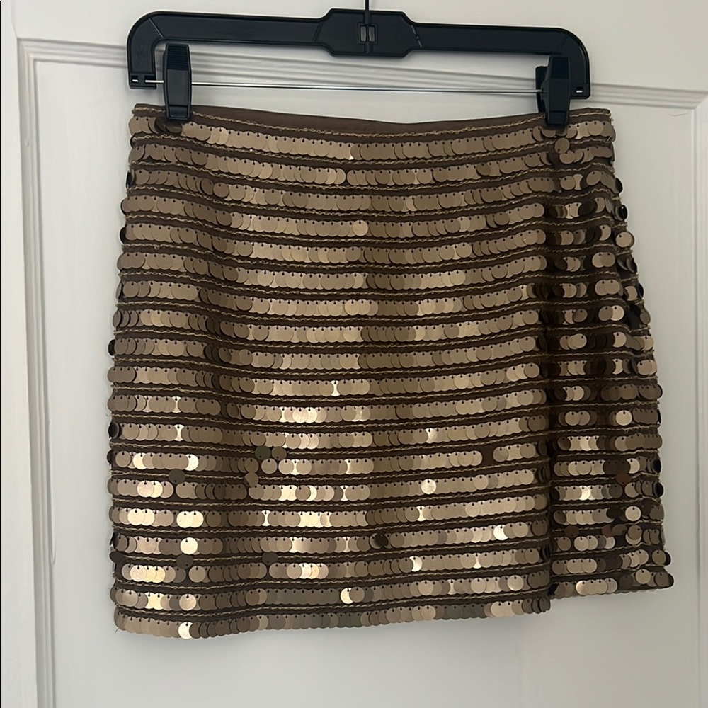 BCBGMaxAzria Gold Mini